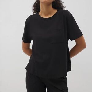 Soma Black Boxy T-Shirt Pajamas